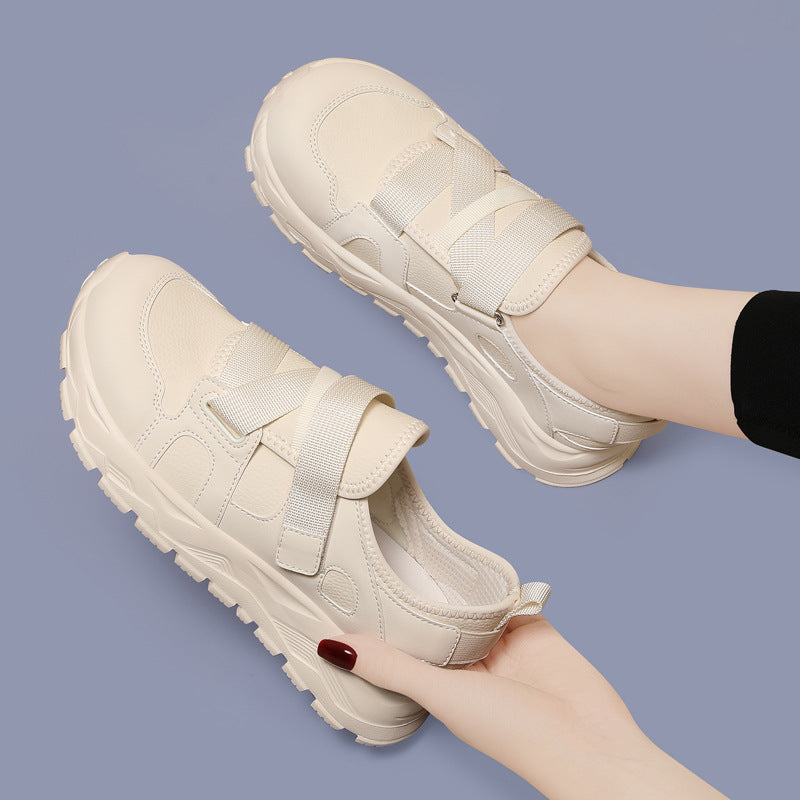 Women's Velcro Lightweight Fashion Autumn Running Shock Casual Shoes