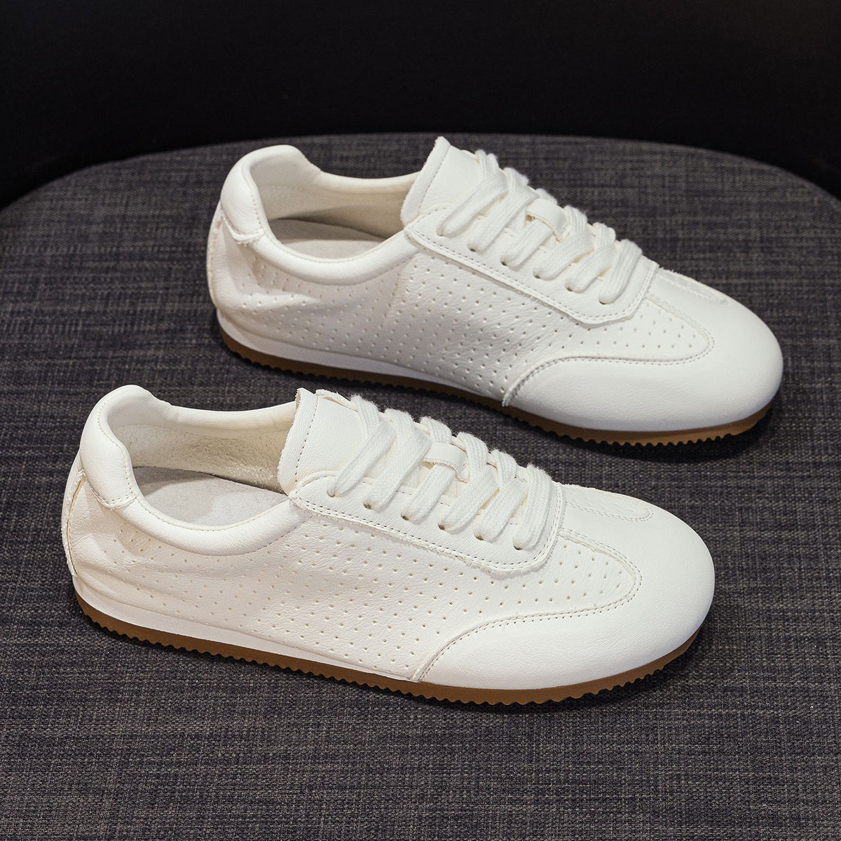 Women's Summer First Layer Cowhide Platform Elevator Women's Casual Shoes