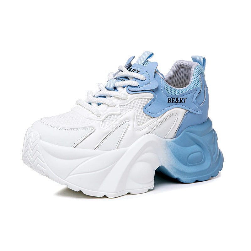Women's Korean Style Versatile Platform Summer Height Increasing Leisure Slimming Women's Shoes