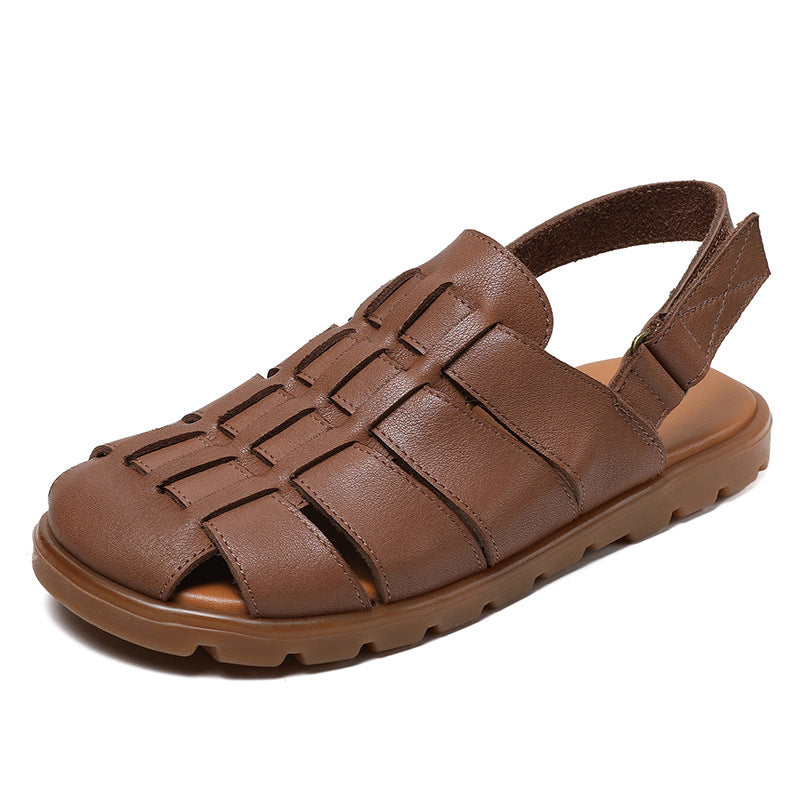 Women's Closed Toe Roman Summer Retro Mori Sandals