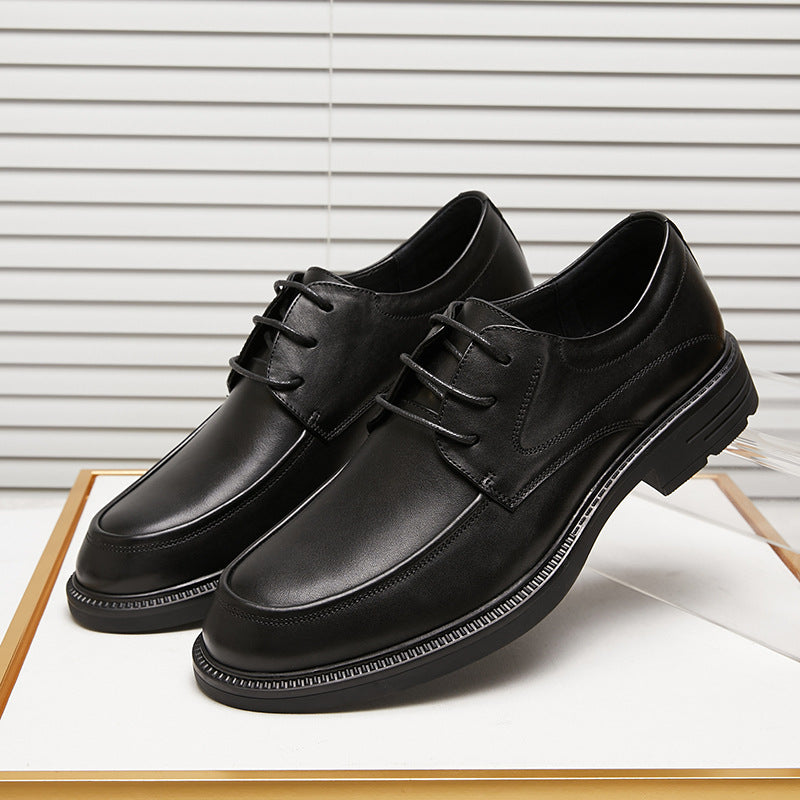 Men's Attractive Business Low Comfortable Workplace Leather Shoes
