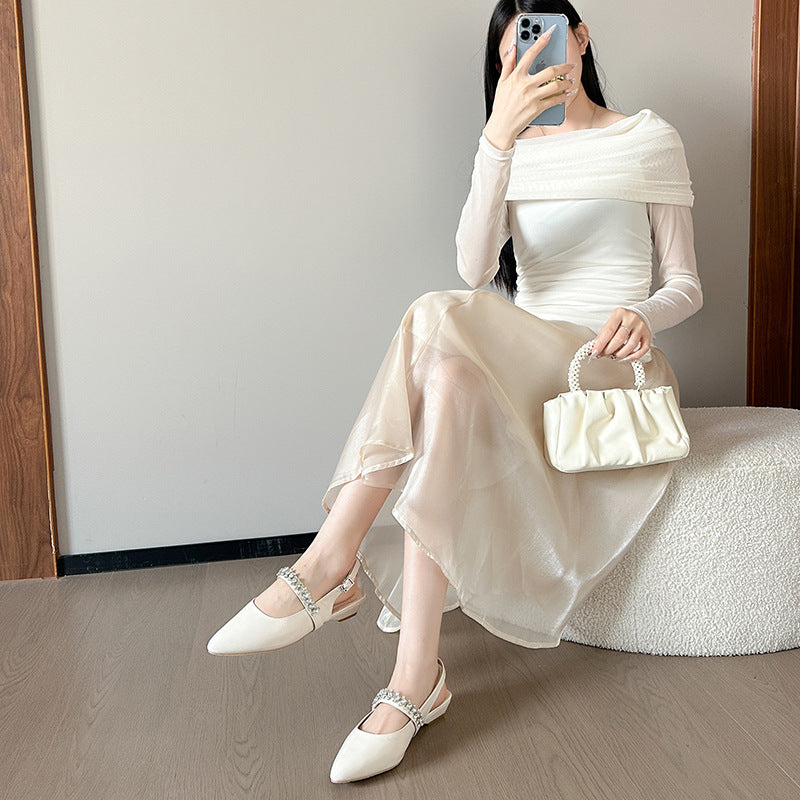 Women's Fat Feet Widened Fattened Plus Size Summer Heels