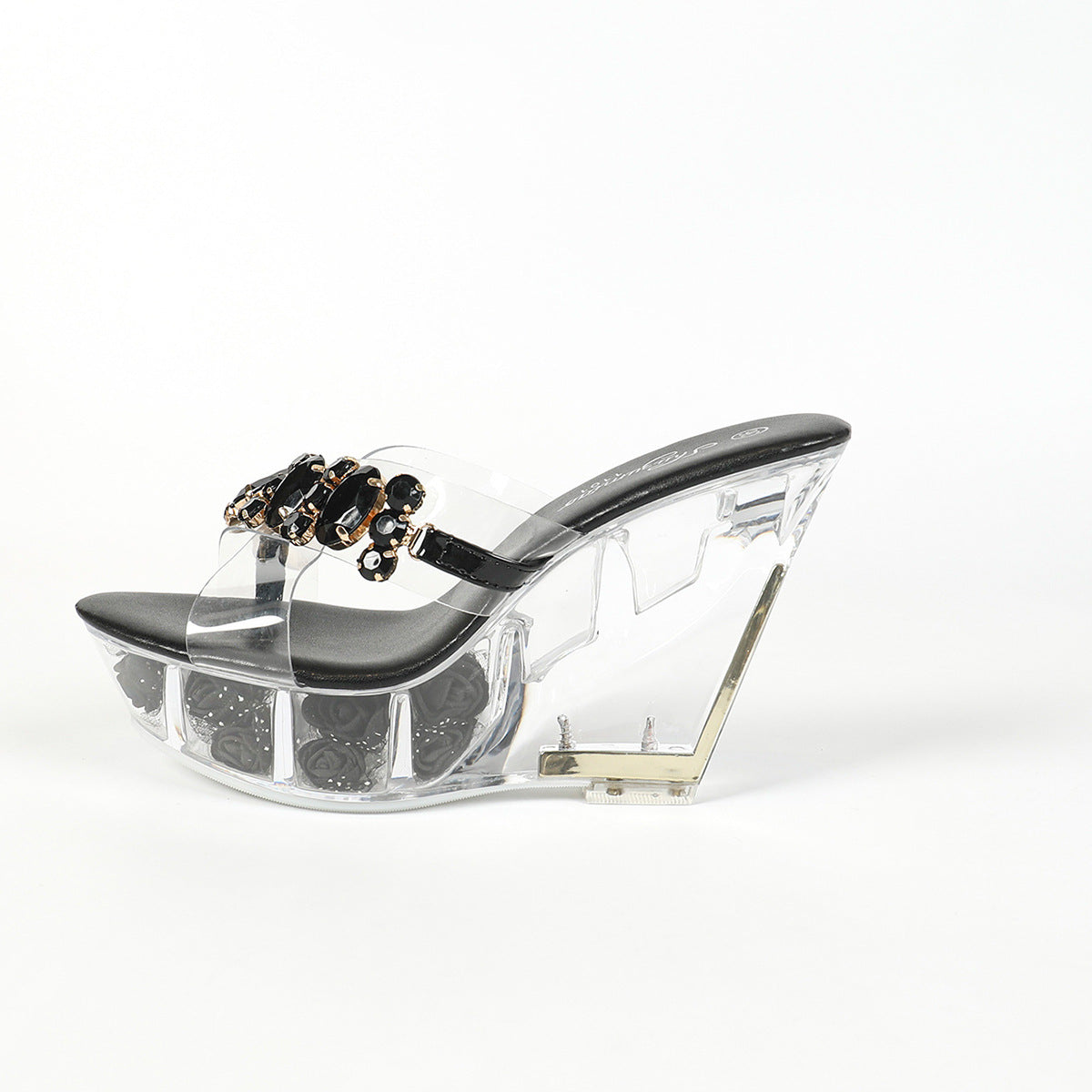 Women's High Trendy Car Model Catwalk Pole Slippers