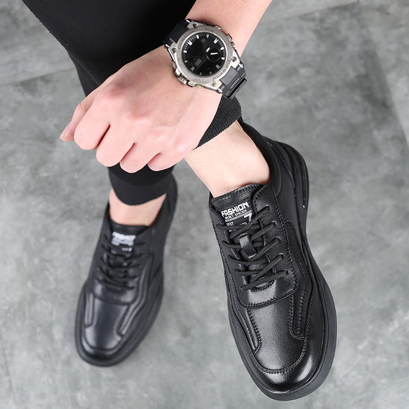 Men's Extra Large Size Autumn Business Thin Leather Shoes