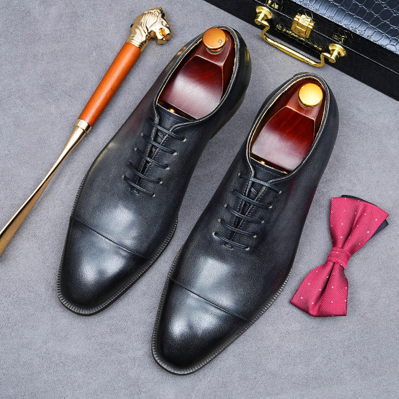 Men's Big Promotion Cow Lining Business Formal Wear Leather Shoes