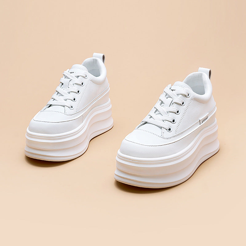Women's Heightened Easy Wear Flat Korean Versatile Height Women's Casual Shoes
