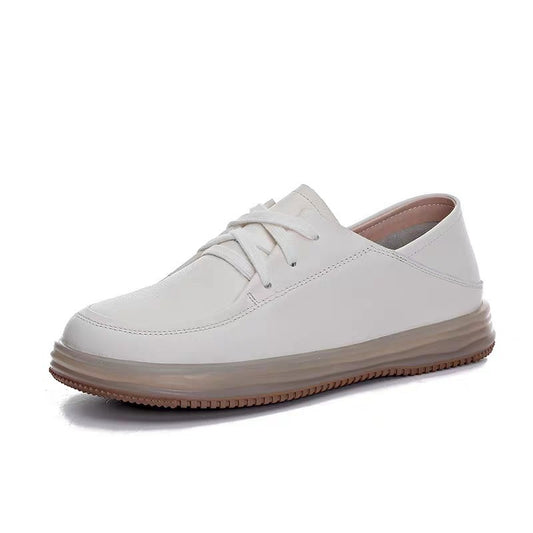 Women's Knock Comfortable First Layer Cowhide Easy Loafers