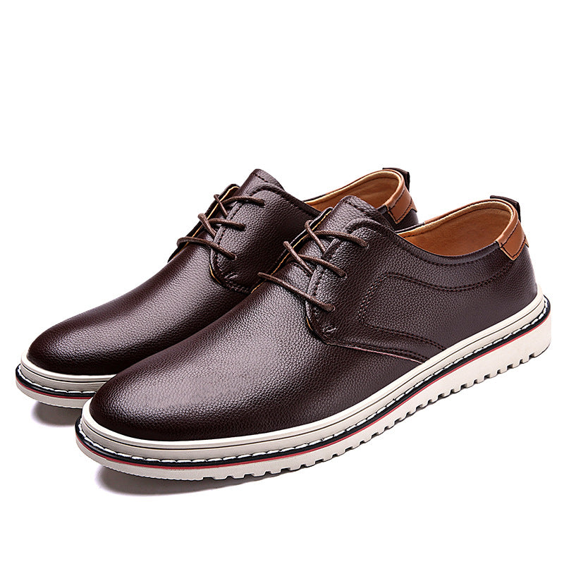 Men's Plus Size Business British Fashion Driving Leather Shoes