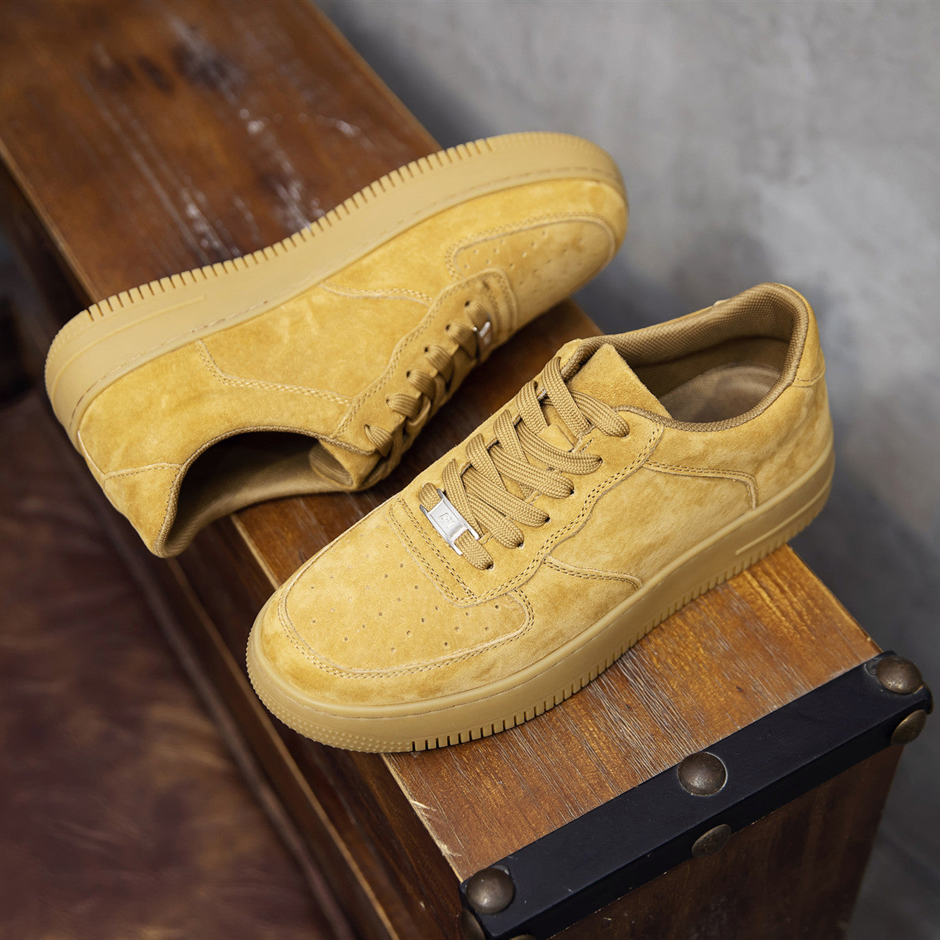 Men's Suede Skate Sports Fashion Trendy Air Sneakers