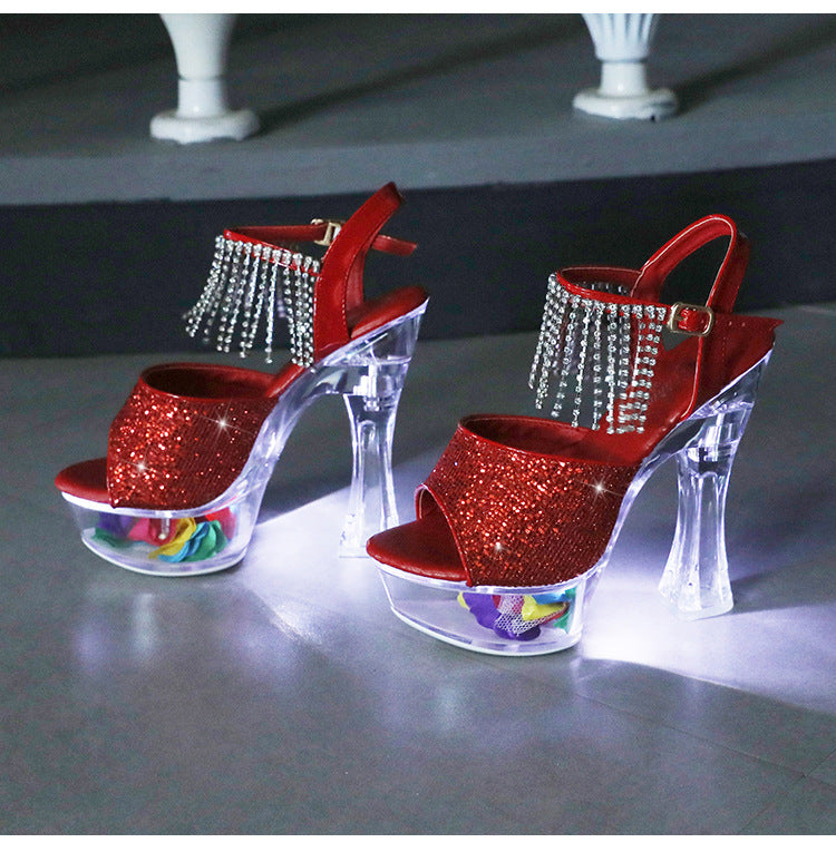 Special High Stiletto Waterproof Platform Super Heels