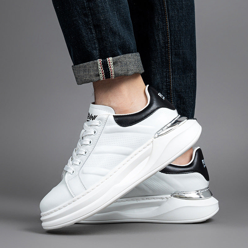 Men's Oversized Size Thick Bottom Increased Trendy Men's Shoes