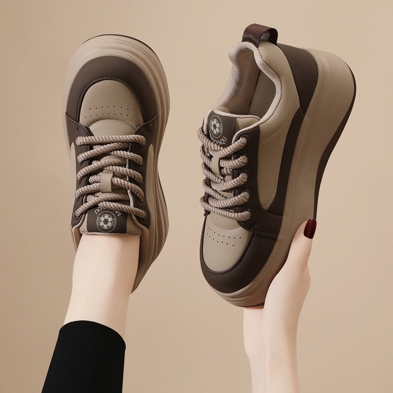 Women's Platform Height Increasing Leisure Sports Versatile Women's Casual Shoes