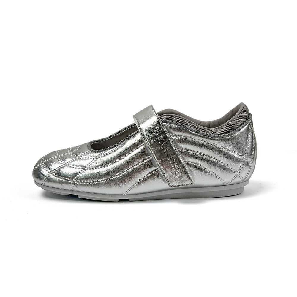 Women's Ballet Flat Mary Jane Sier Single-layer Casual Shoes