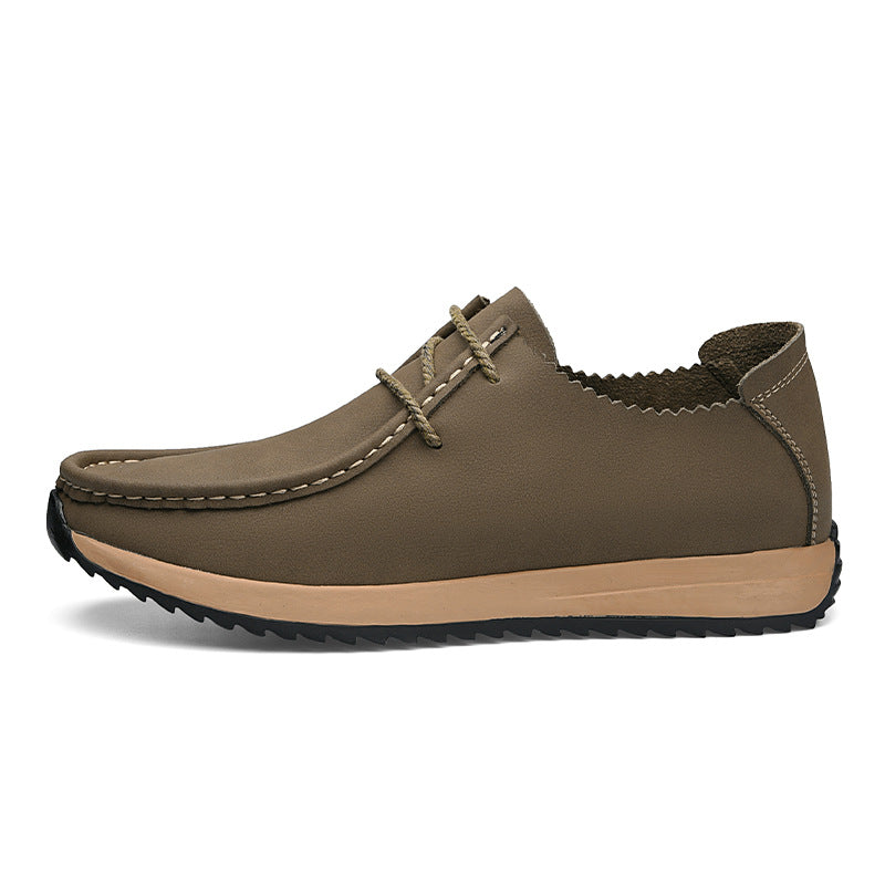 Men's British Plus Size Invisible Height Increasing Men's Shoes