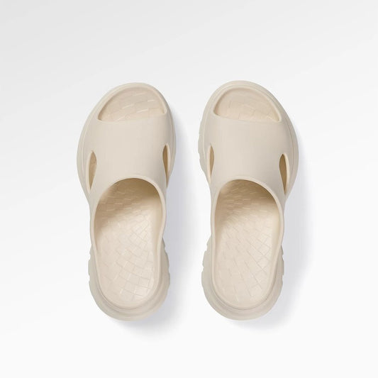 Women's Open Toe Half Outdoor Platform Beach Slippers
