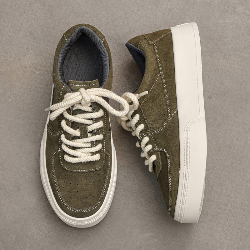 Men's Air Force Niche Suede Retro Platform Sneakers