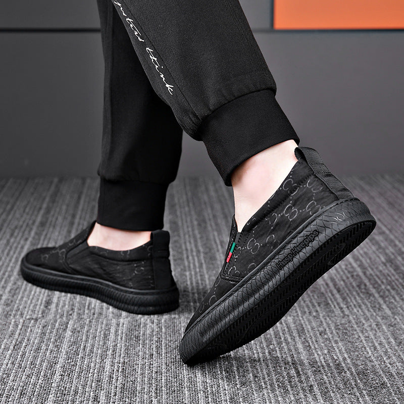 Men's Cloth Korean Fashion Ice Silk Breathable Canvas Shoes