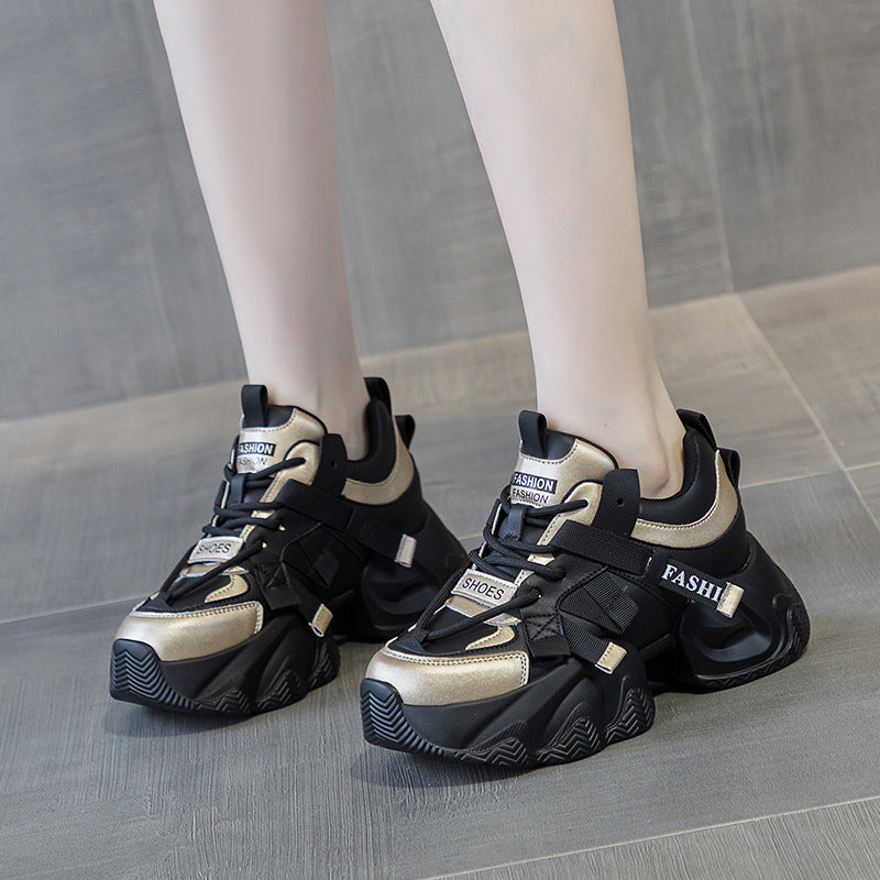 Women's Paris Sports Dad Thick-soled Spring Slim Feet Sneakers