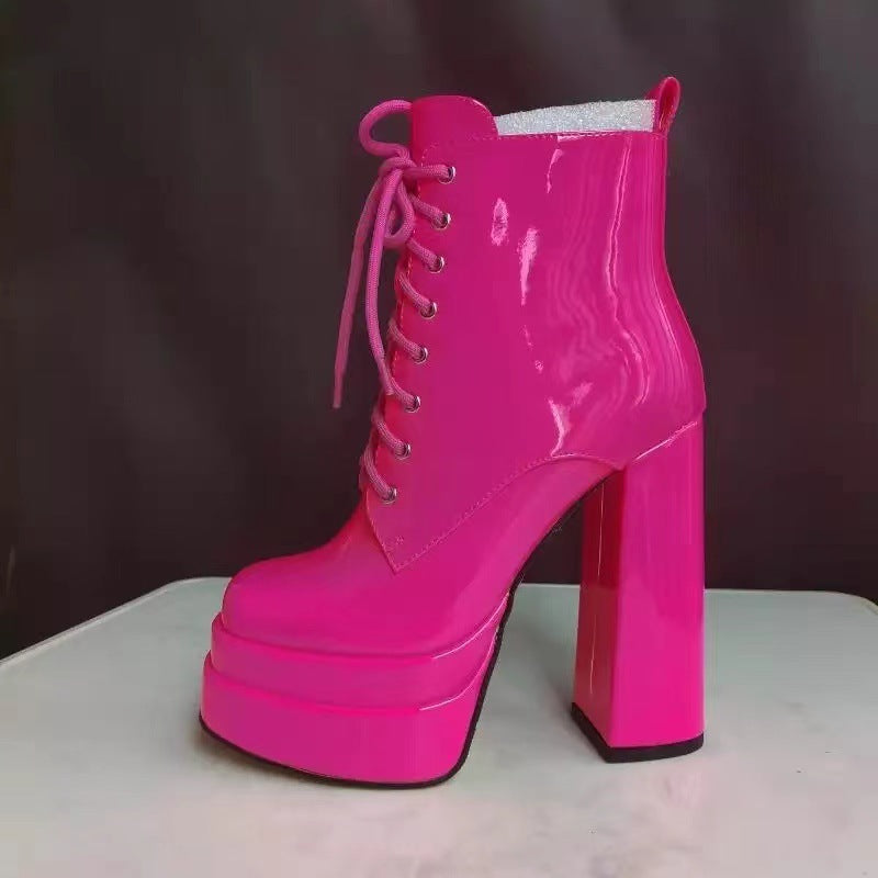 Women's Double Waterproof Platform High Super Chunky Boots