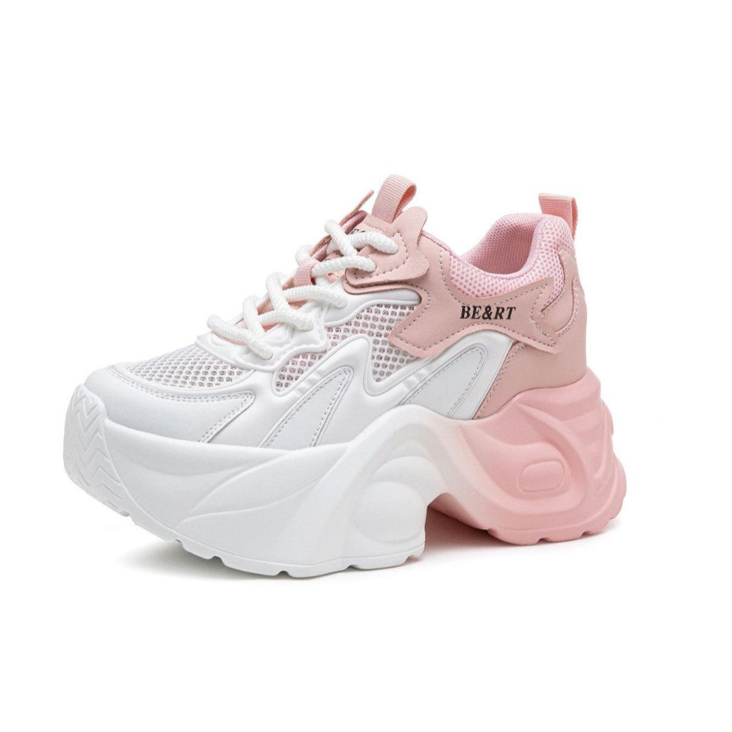Women's Korean Style Versatile Platform Summer Height Increasing Leisure Slimming Women's Shoes