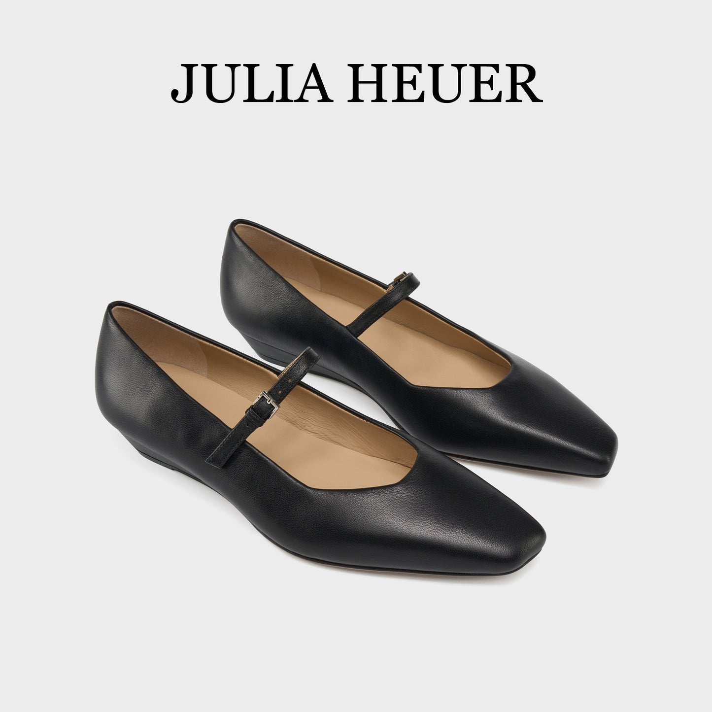 Julia Hull Sheep Fashionable Pointed Toe Strap Wedge Women's Shoes