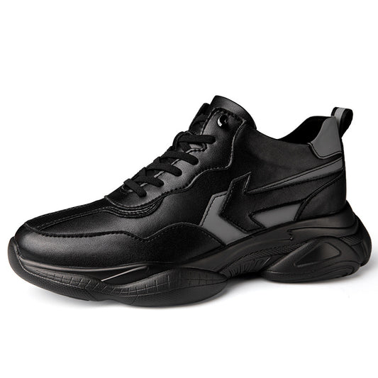 Men's Elevator Autumn Breathable Sports Invisible Height Sneakers