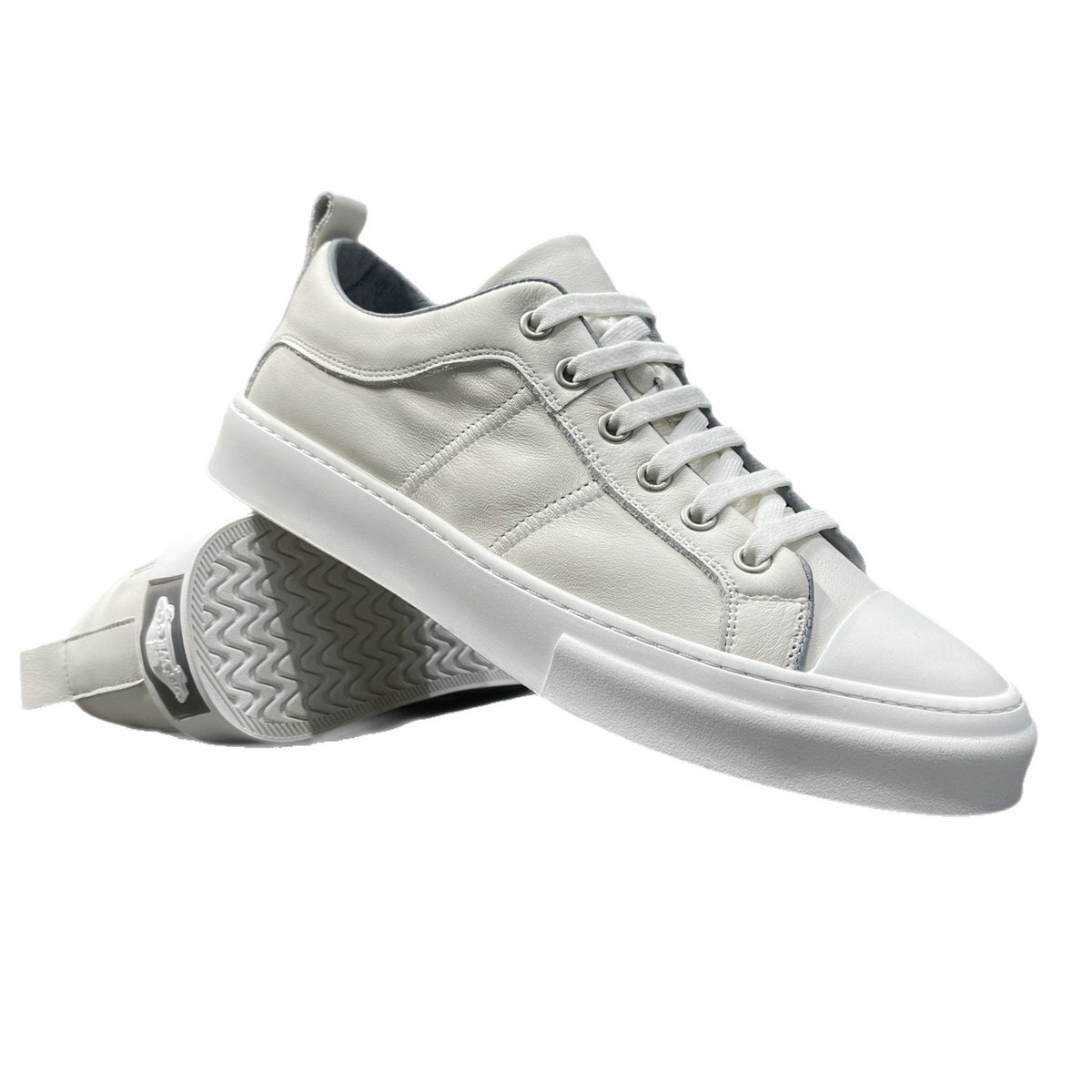 Men's White Affordable Luxury Style Versatile Low Top Men's Board Shoes