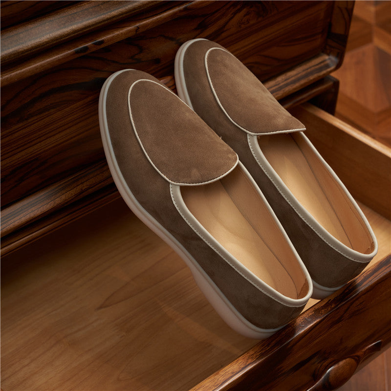 Men's Genuine Doug Super Soft Slip-on Suede Old Money Loafers