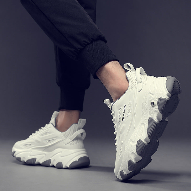 Men's Heightened Daddy Korean Style Trendy Mesh Sneakers