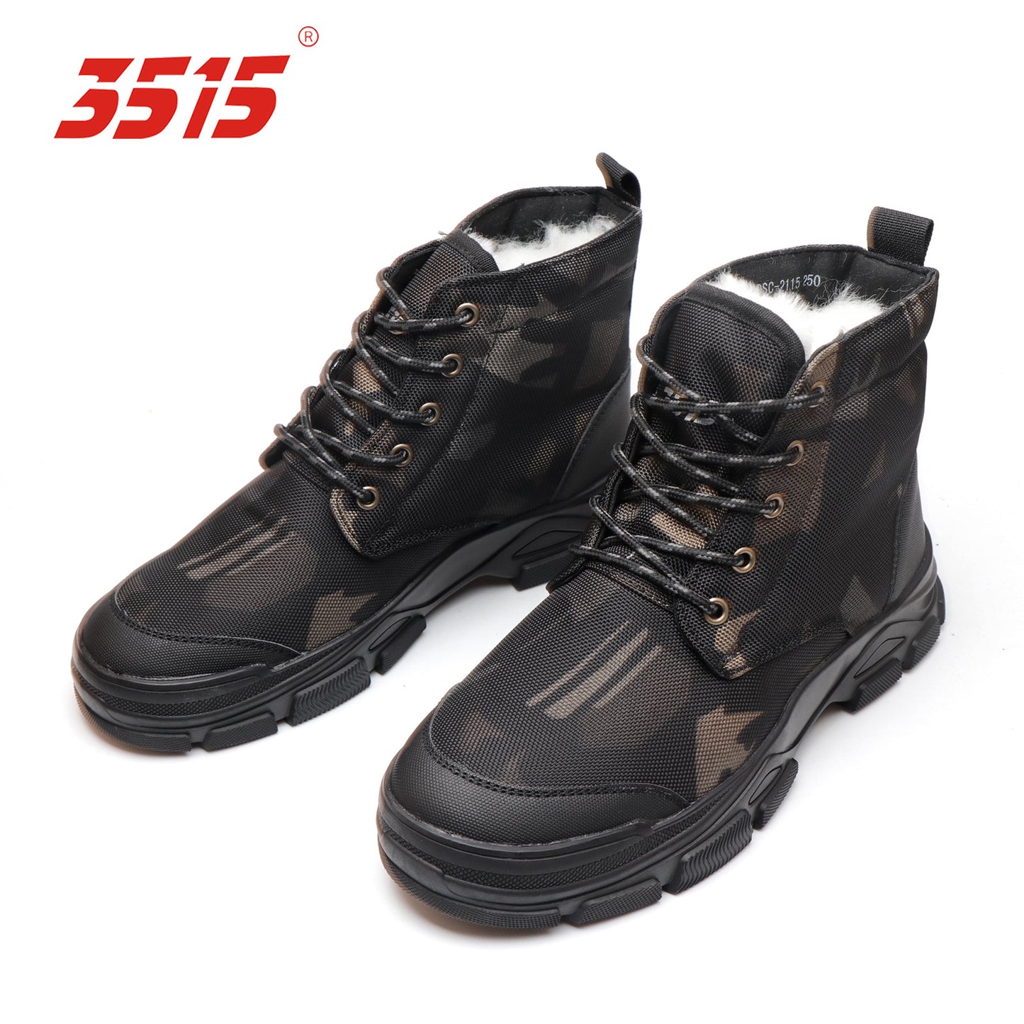 International Outdoor Wool Round Toe Floral Boots