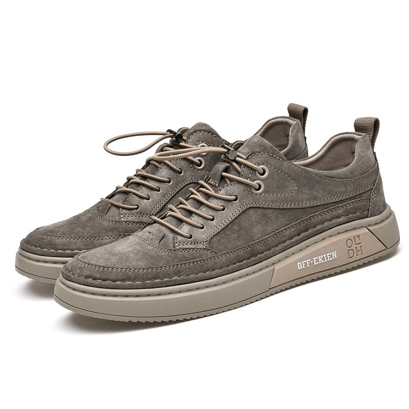Men's Leisure Fashion Trend Korean Breathable Green Sneakers