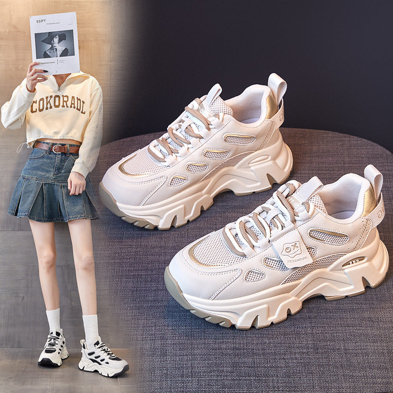 Women's Pretty Comfortable Authentic Clunky Thick-soled Women's Shoes