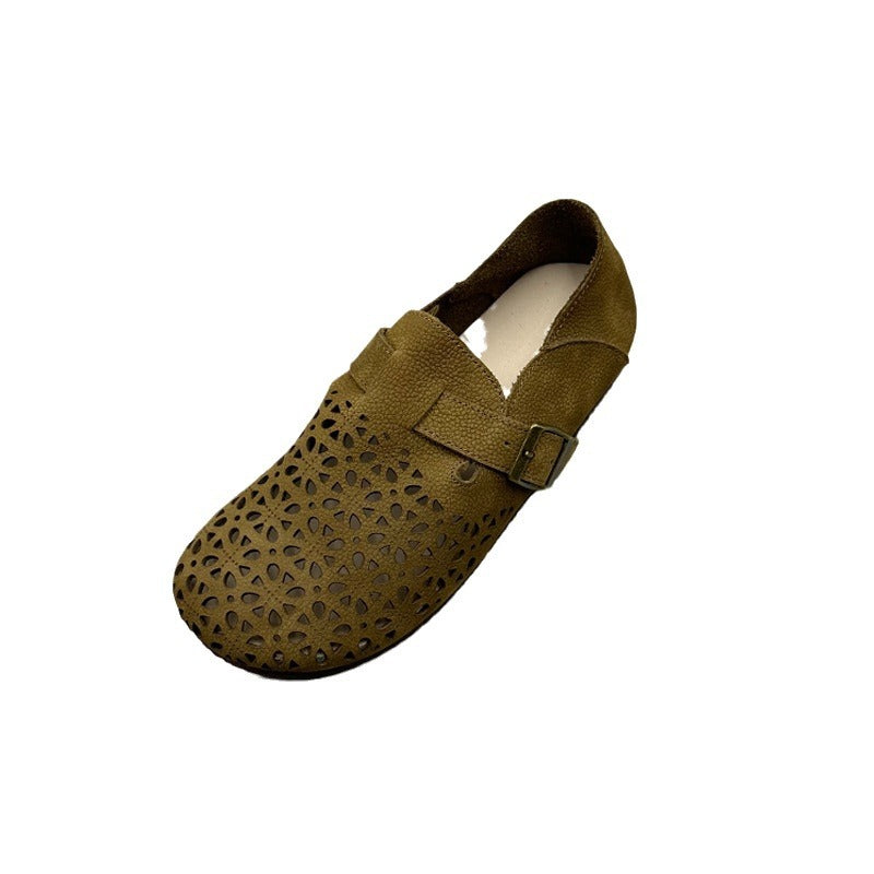 Women's Authentic Hollow Out Vintage Soft Bottom Casual Shoes