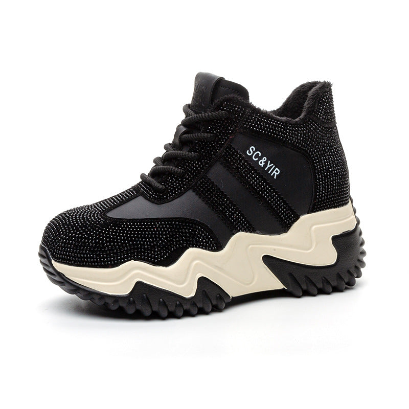 Women's Dad Winter Versatile Thick Bottom Small Classic Women's Casual Shoes