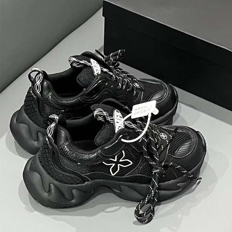 Women's Retro Jogging Dad Zhang Raise The Sneakers