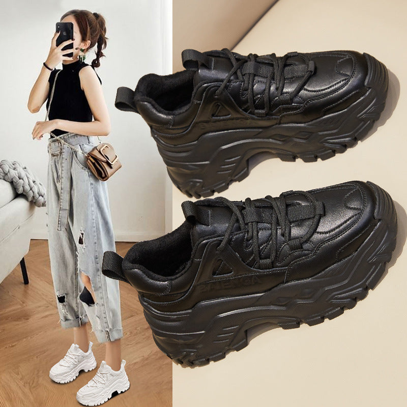Women's Dad Trendy Thick-soled Veet Sport Casual Shoes