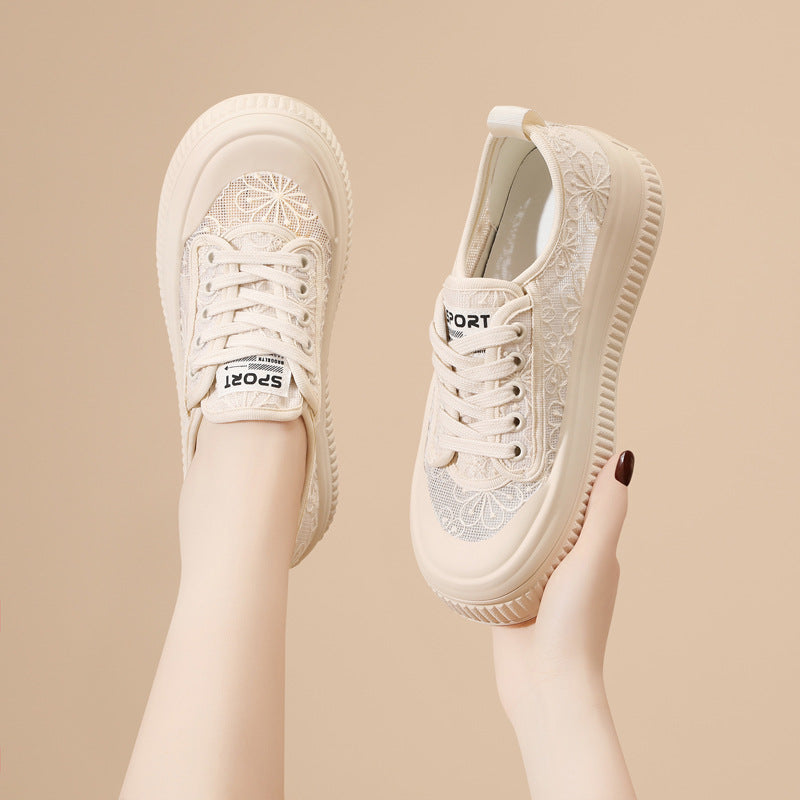 Women's Lace Fisherman Summer Board With Skirt Men's Shoes