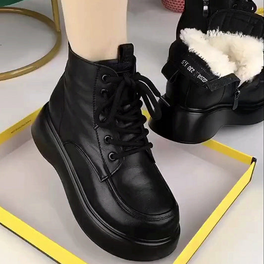 Women's Winter Plus Veet Thick Cotton Fur Snow Boots