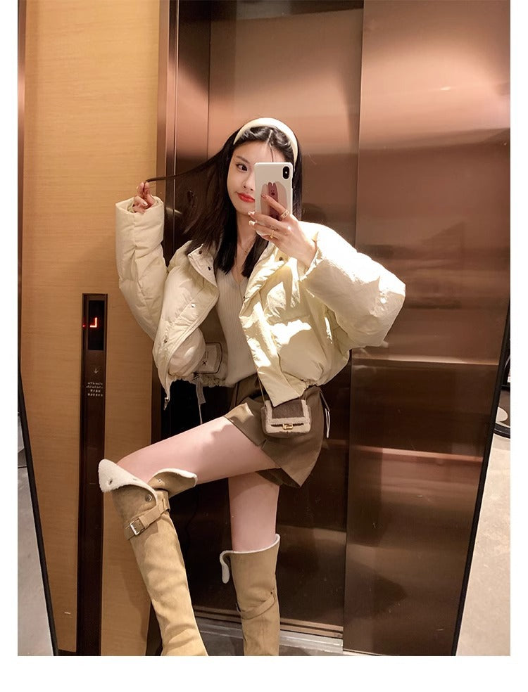 Women's Grape Mom Thickened Warm Thick Bottom Fashion Snow Boots