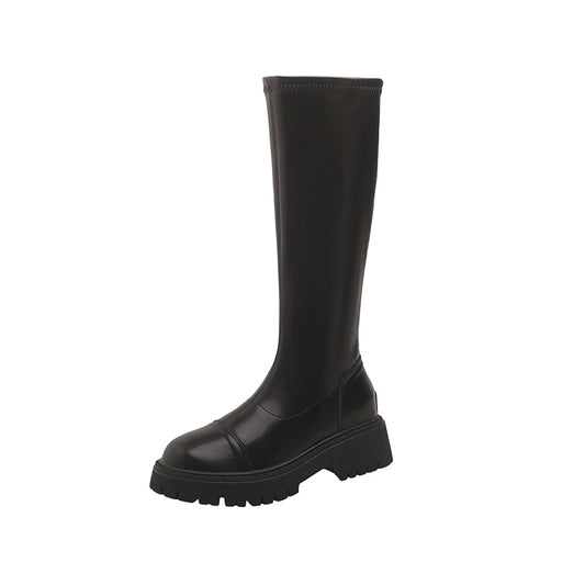 Women's Height Increasing Insole Small Knight Spring High Boots