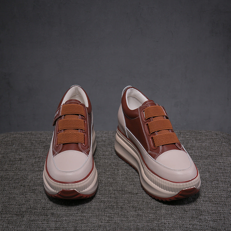Women's Hidden White Spring Platform Sports Fashion Women's Shoes