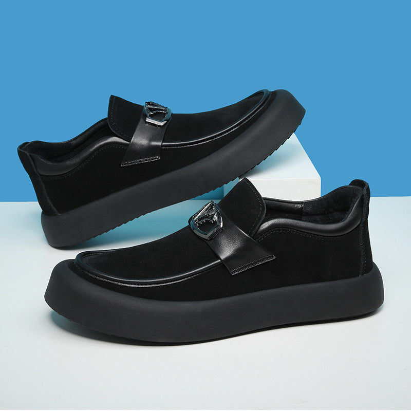 Men's Slouchy Autumn Fashion Suede Slip-on Sneakers