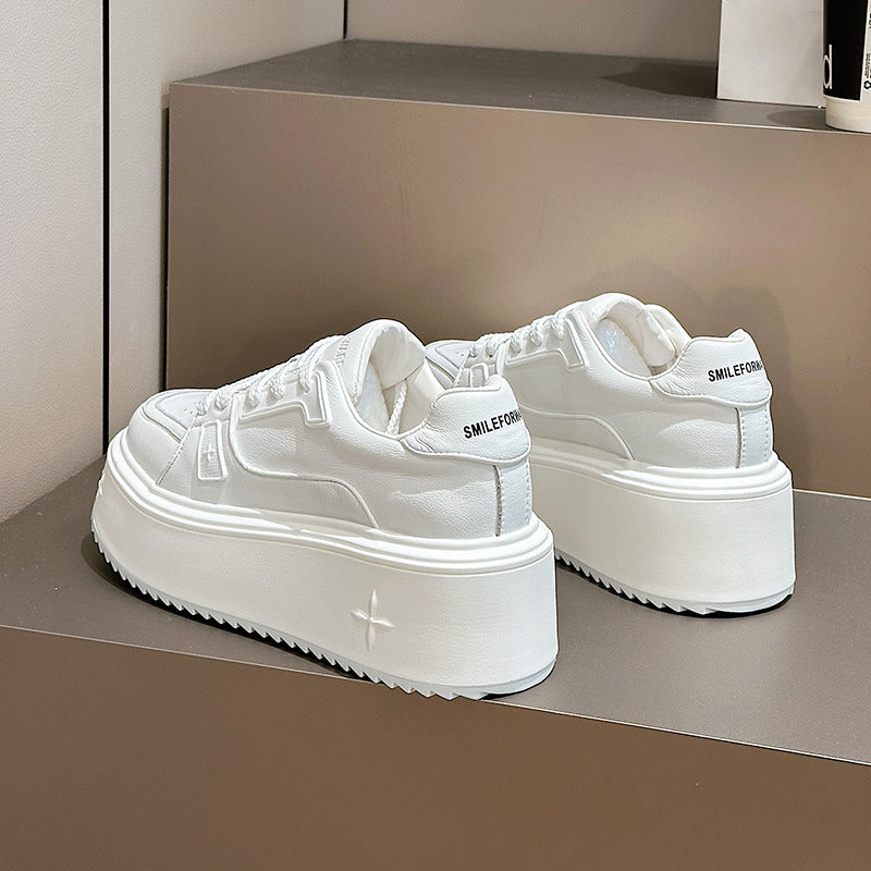 Women's High Bread Height Increasing Board Muffin Sneakers