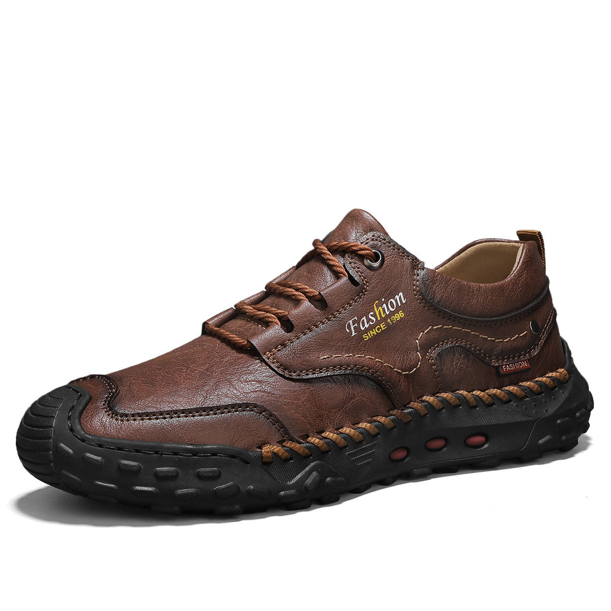 Men's Handmade Stitching Outdoor Slip-on Flat Low Loafers