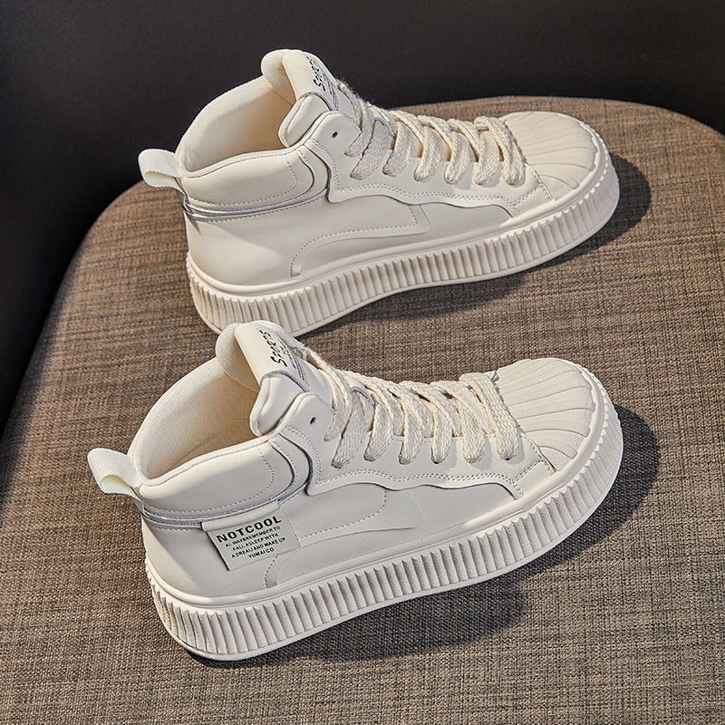 Women's Top White Korean Style Thick Bottom Women's Sports Shoes