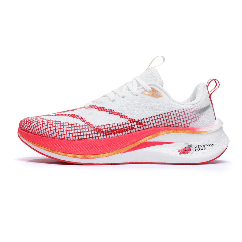 Women's & Men's Red Rabbit Lightweight Racing Breathable Running Shock Sneakers