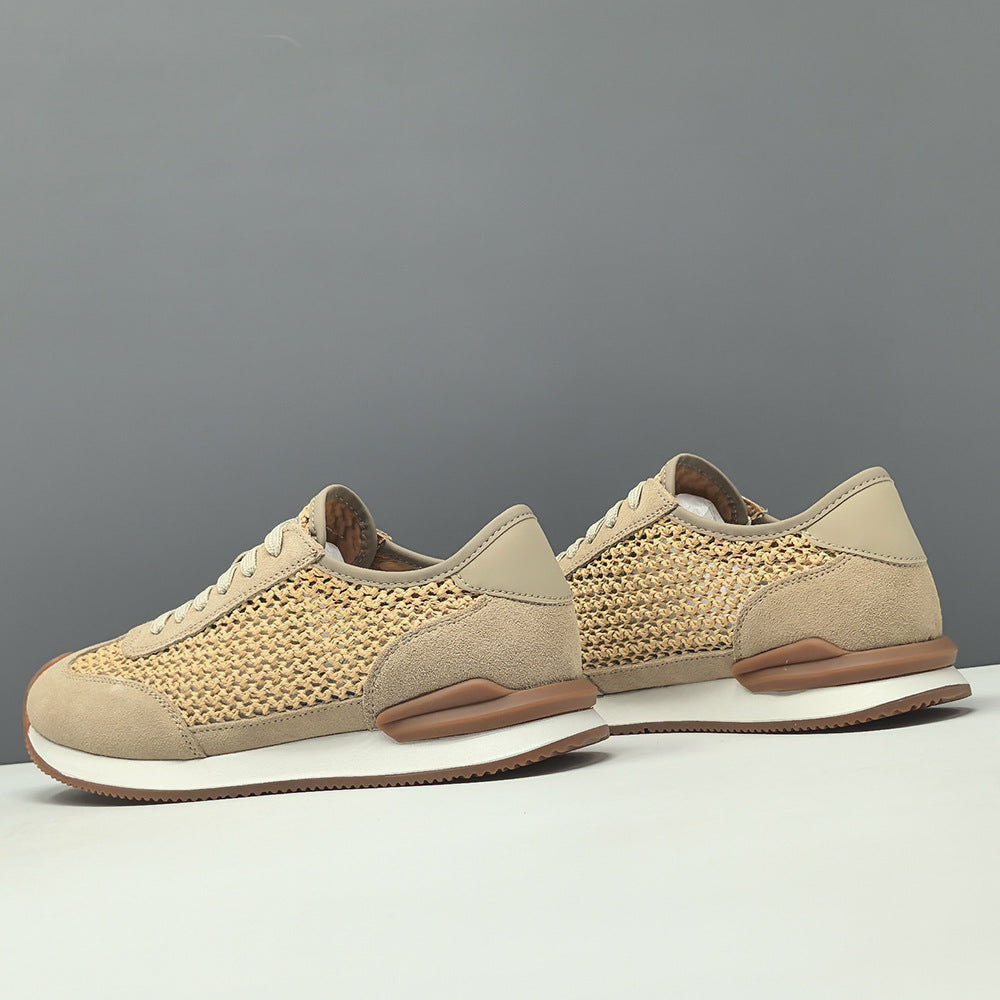 Men's First Layer Board Fashion Summer Hollow Sneakers