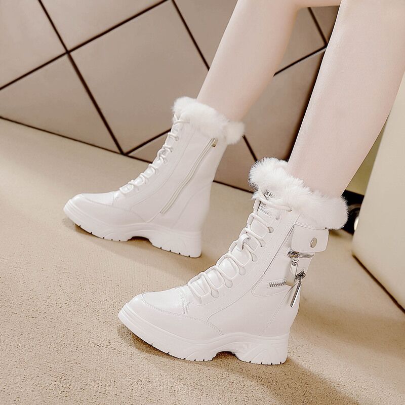 Women's Height Increasing Insole For Side Zip Female Boots