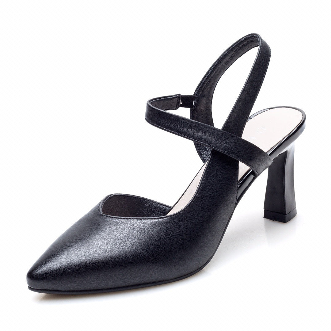 Women's Genuine Fashion Summer Chunky High Heels
