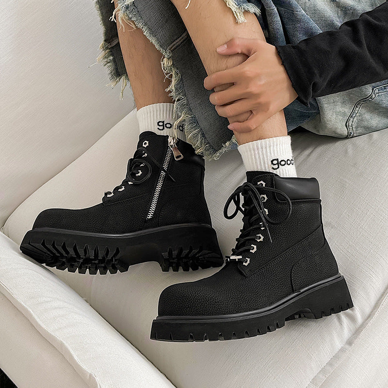 Men's Martin Trendy Design British Style Thick Bottom Boots